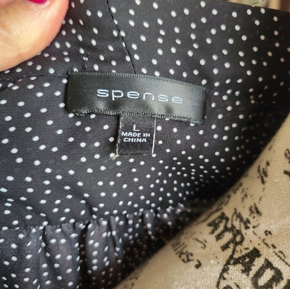 Polka dot v- next blouse - Picture 3 of 3